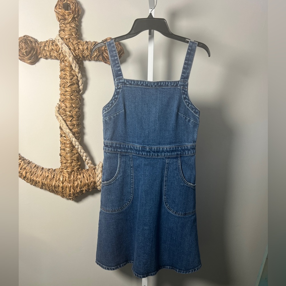 Madewell Denim Overall Mini Dress